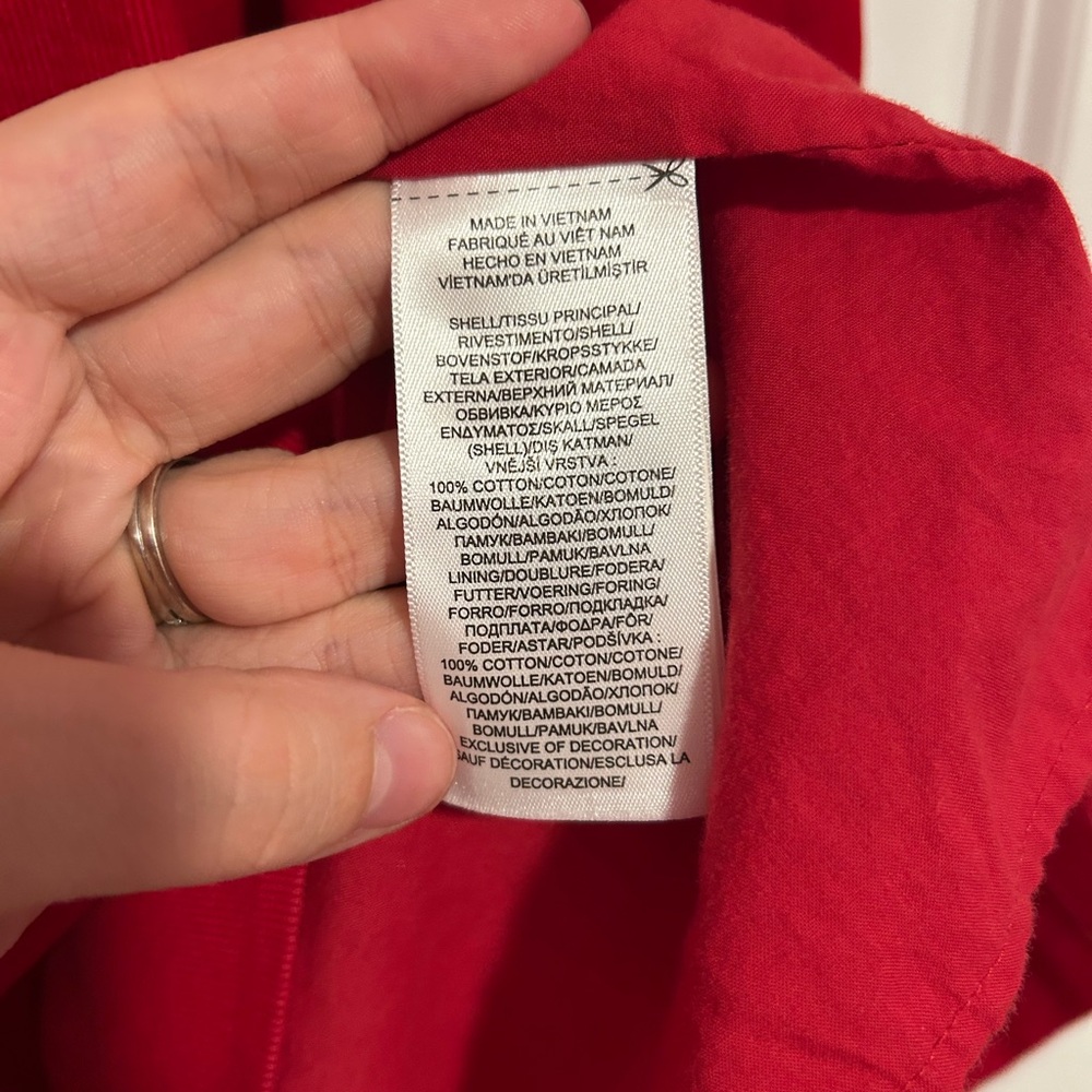 Polo Ralph Lauren Smocked Red Corduroy Holiday Dress - Picture 7 of 8